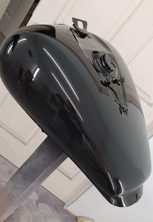 Tamco Paint motor tank Murdered Out Black