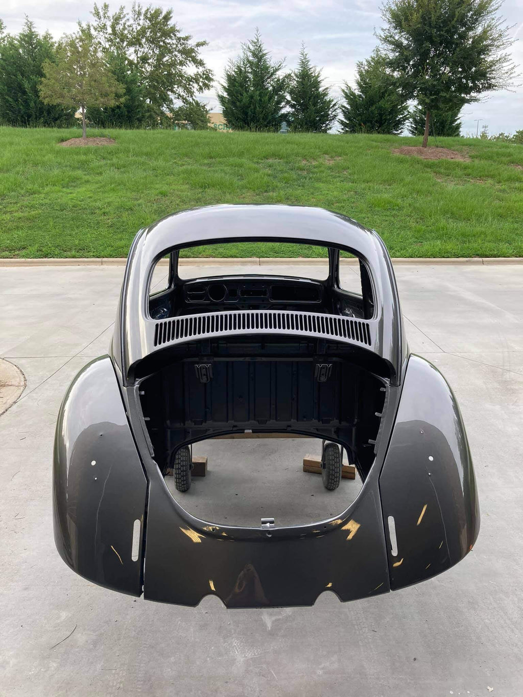 Pepper Gray Car Restoration