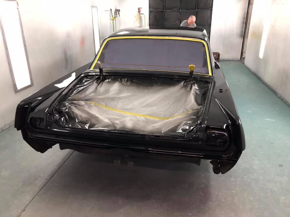 Tamco Paint 1969 Ford Mustang Murdered Out Black