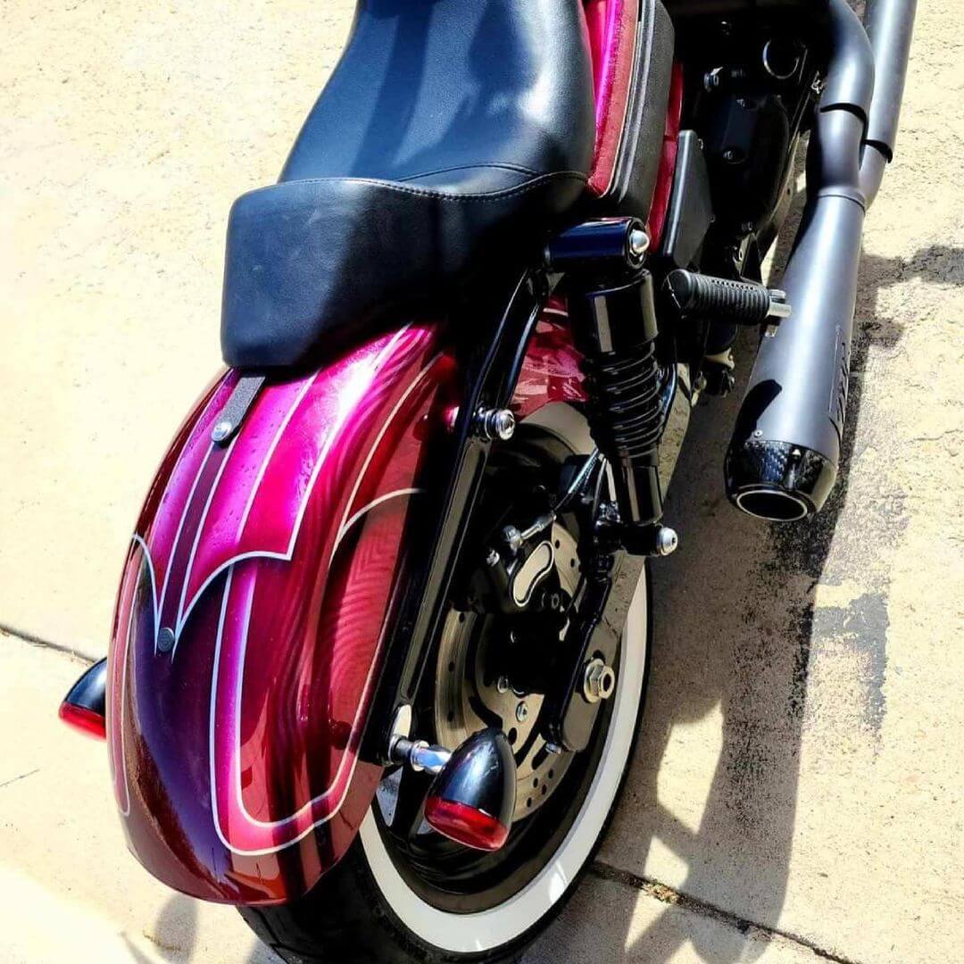 Tamco 2K Candy Cabernet Custom Painted Motorcycle