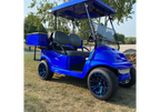 Blue Nitrous Golf Cart