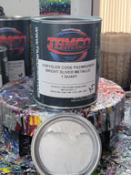 Bright Silver Metallic Color Paint