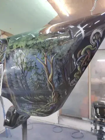 HC2104 High Solids Clearcoat - Joedy Planick - Motorcycle Part - Artwork - Nature