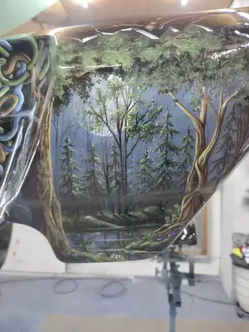 HC2104 High Solids Clearcoat - Joedy Planick - Motorcycle Part - Artwork - Nature