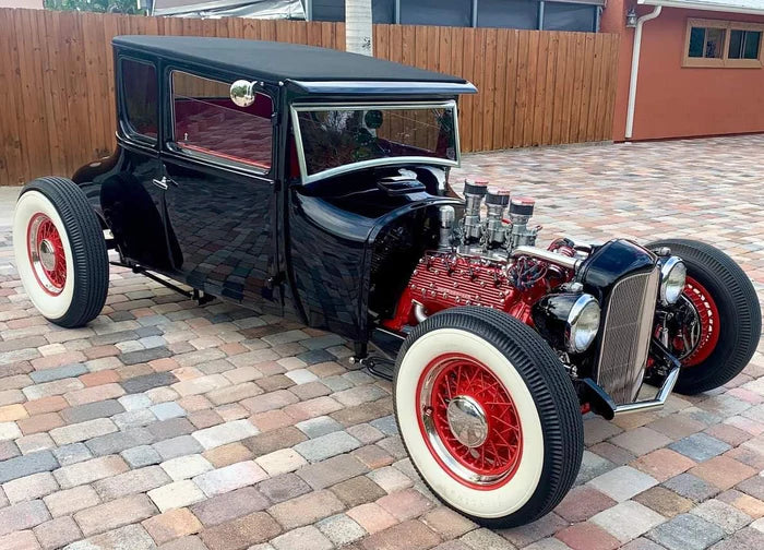 Tamco Paint 1972 Ford Model T Coupe Murdered Out Black