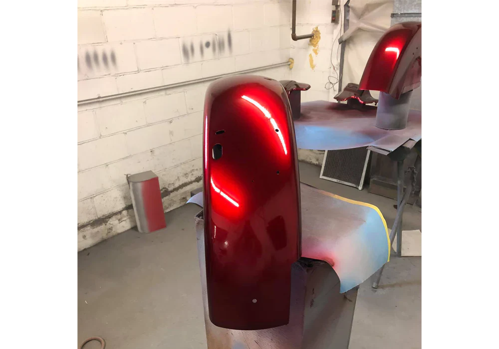 Tamco Paint Mototr Cycle Part OG Red