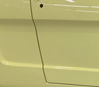 SPRINGTIME YELLOW PARTS OF THE CAR OF  1966 FORD MUSTANG