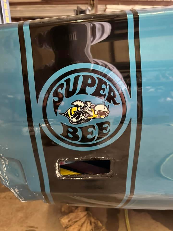 Bright Blue Metallic Super Bee