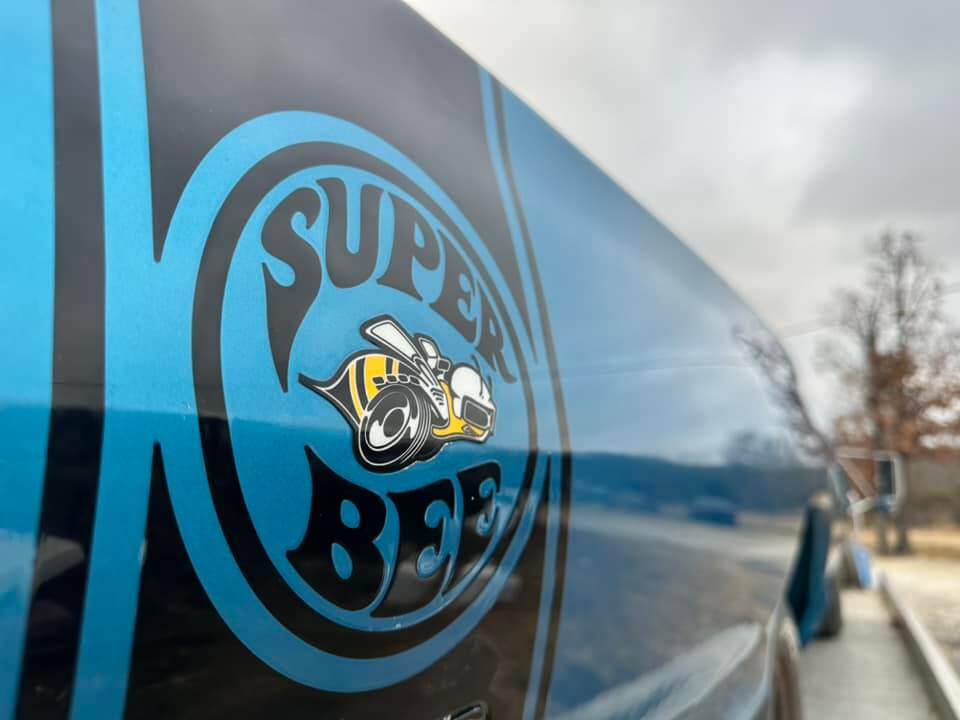 Bright Blue Metallic Super Bee