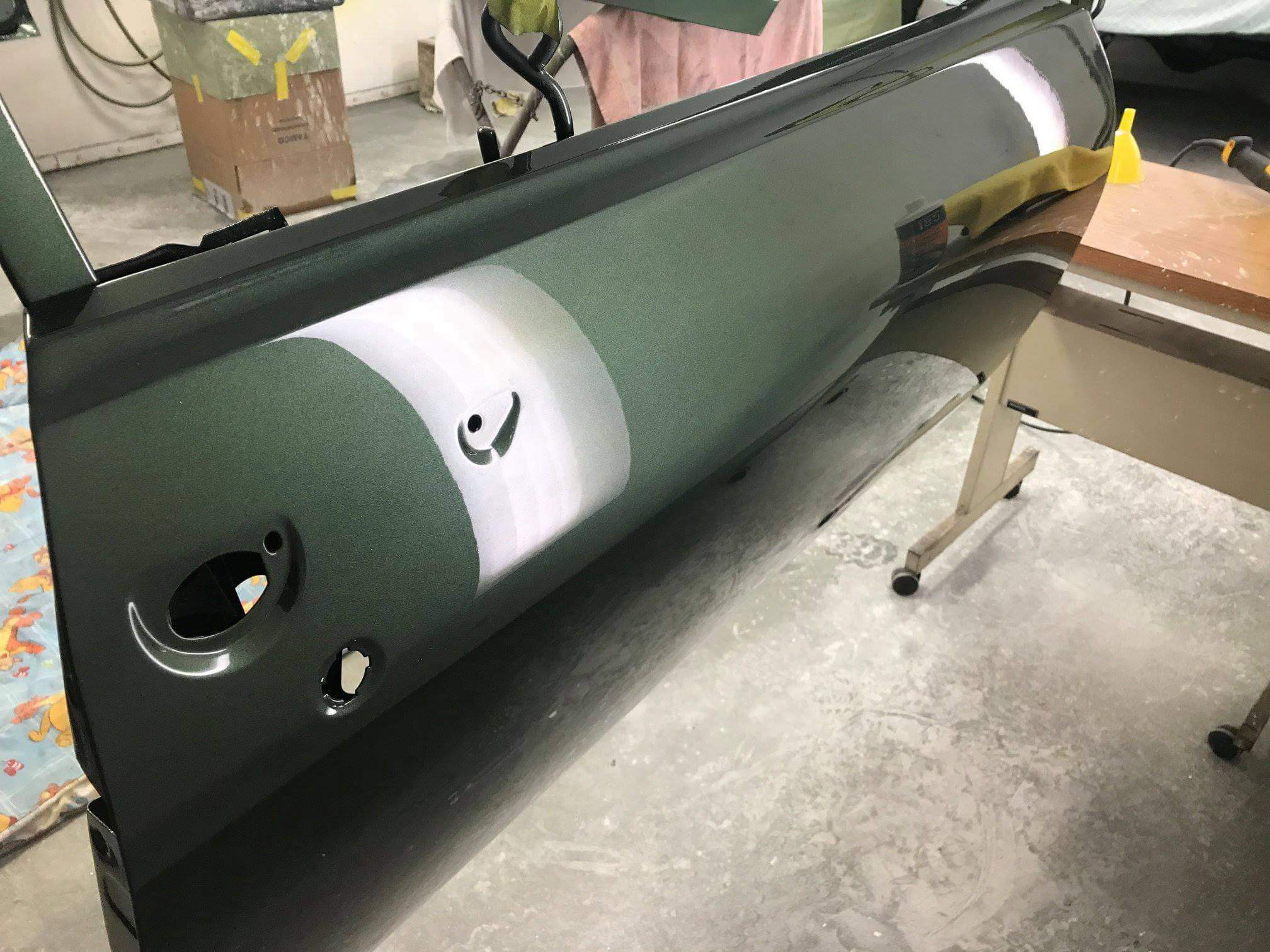 Fathom Green Metallic Car Parts