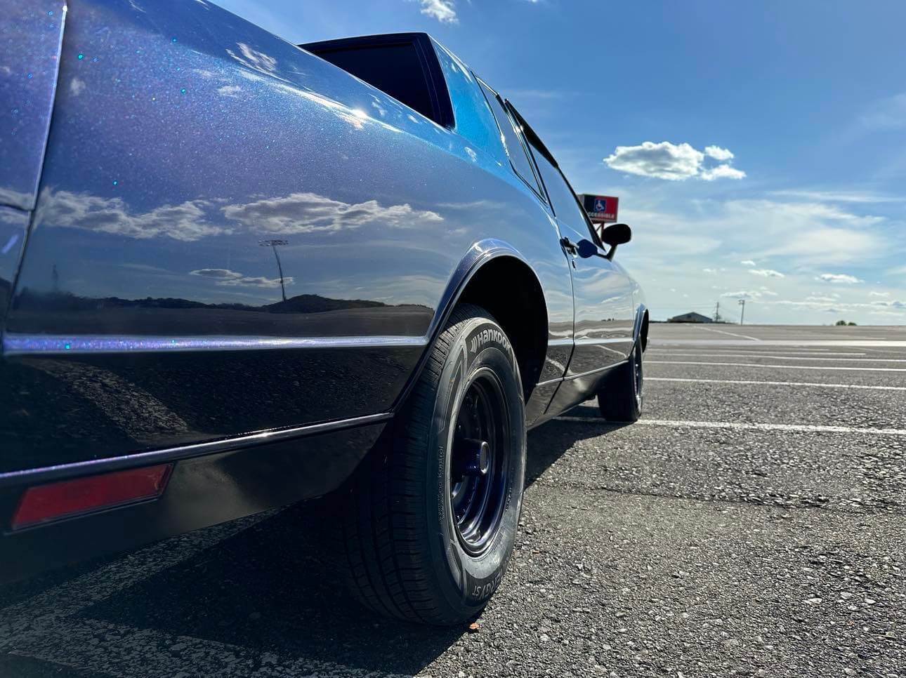 Bluetiful Metallic Custom Color 1966 corvette