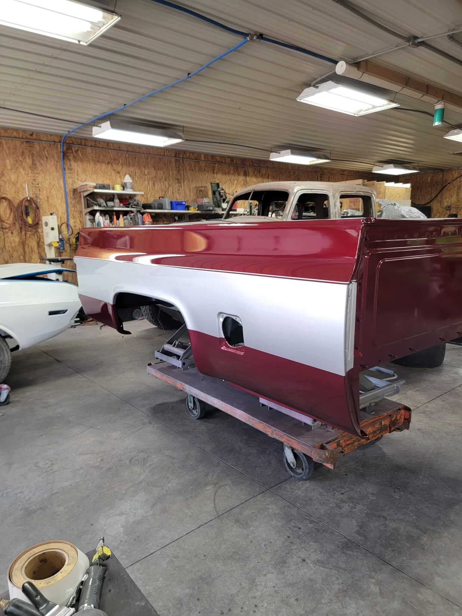 Cherry Red OEM Basecoat Chevy Silverado Parts