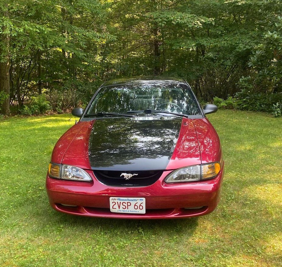 Laser Red OEM Basecoat 1996 Ford Mustang