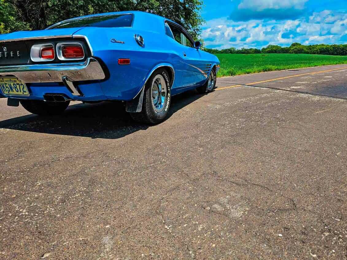 Basin Street Blue OEM Basecoat 1972 Dodge Challenger