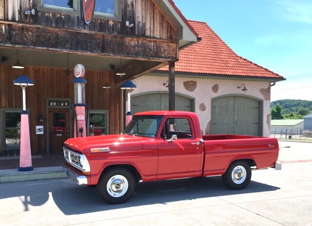 Candy Apple Red 1972 Ford F100