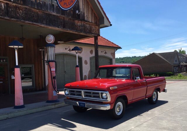 Candy Apple Red 1972 Ford F100