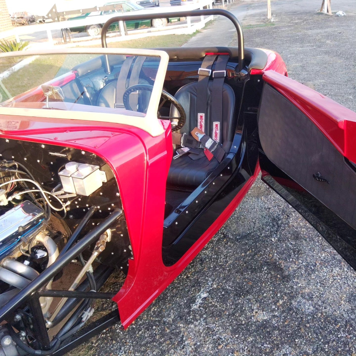 Tamco Paint Metallic 1961 Triumph TR3 A Courage Red