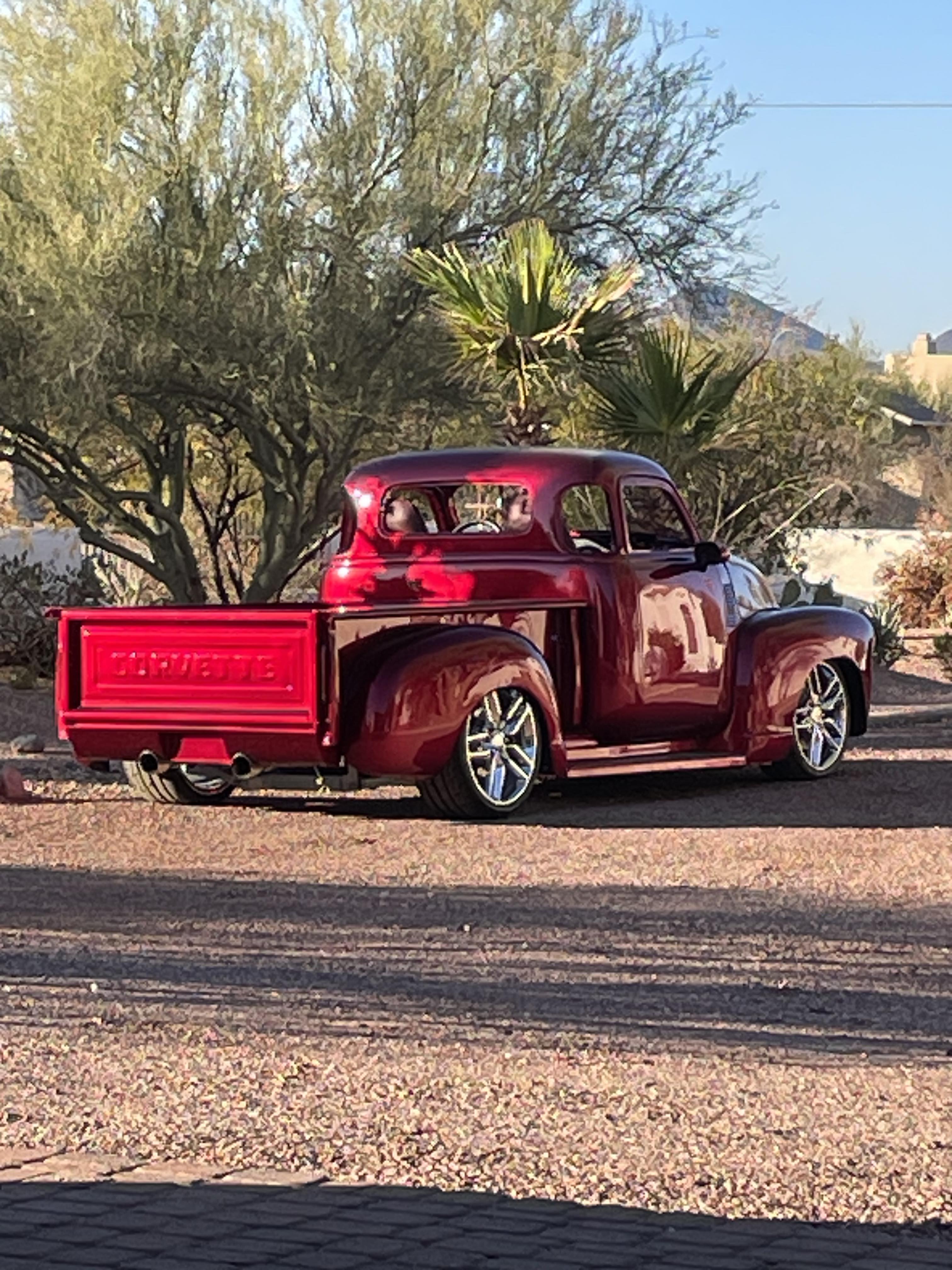  Tamco Paint 1951 Chevrolet 3100 OG Red