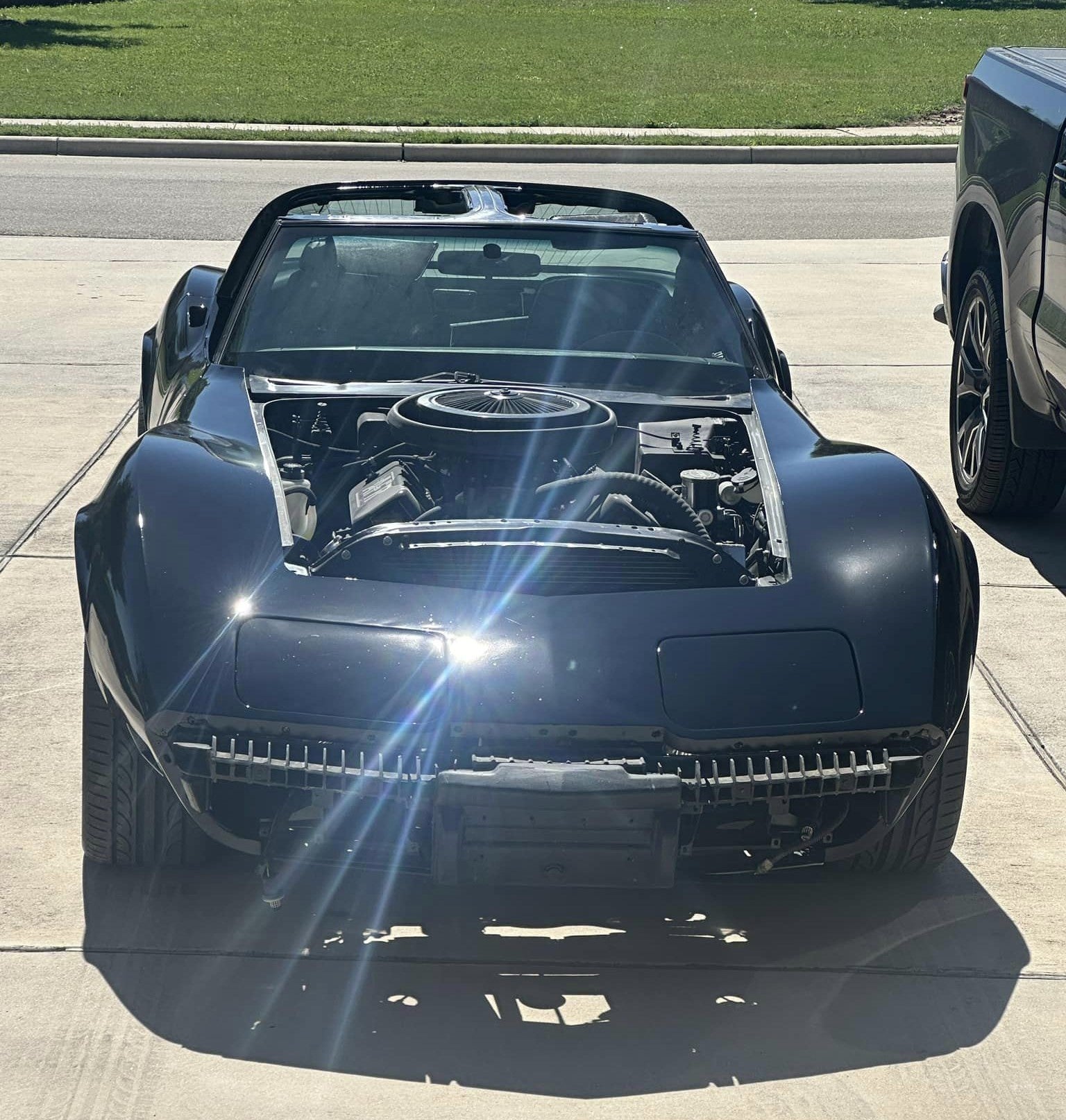 Tamco Paint 1978 Chevrolet Corvette Murdered Out Black