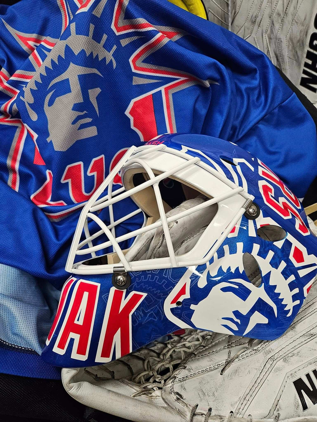 TAMCO PAINT 90's RETRO STYLE NOVAK HELMET