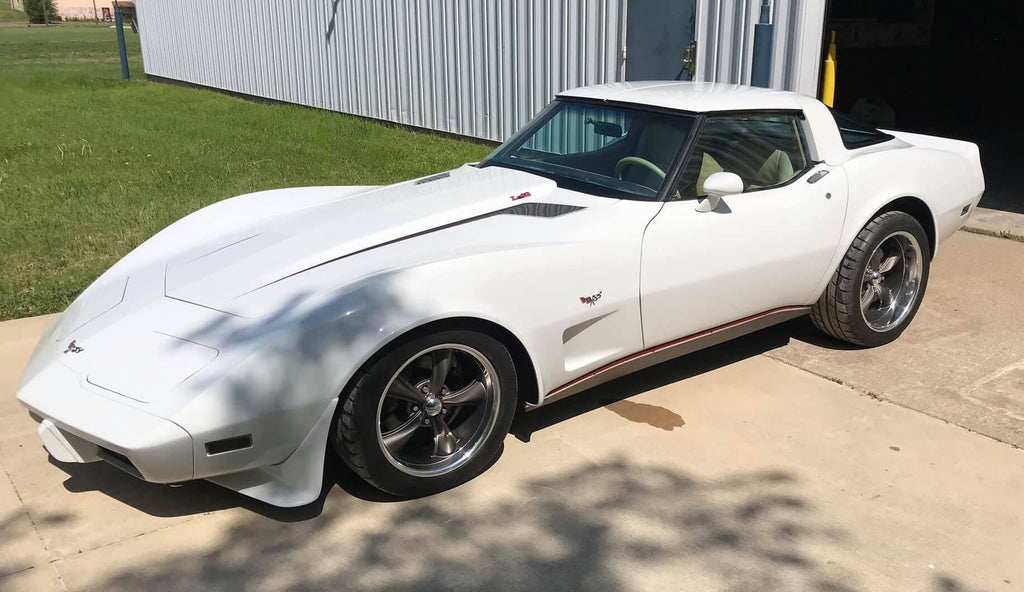 Olympic White OEM Basecoat 1973 Chevrolet Corvette