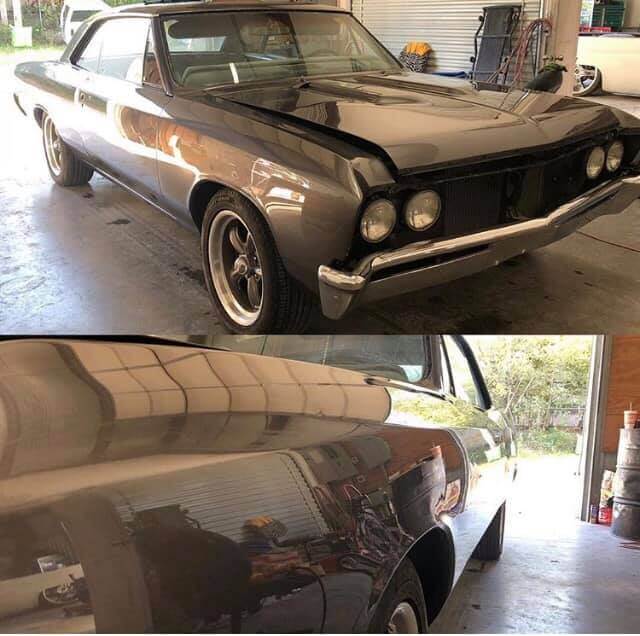 Magnetic Gray 1966 Chevrolet  Chevelle