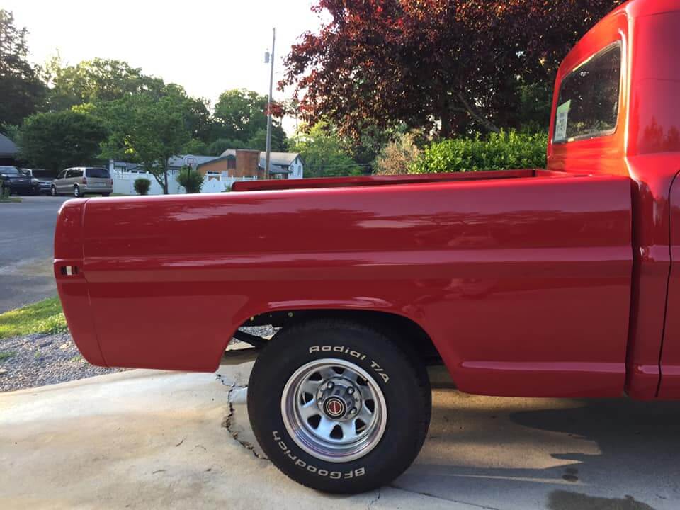 Candy Apple Red 1972 Ford F100