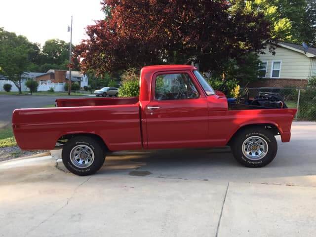 Candy Apple Red 1976 Ford F100
