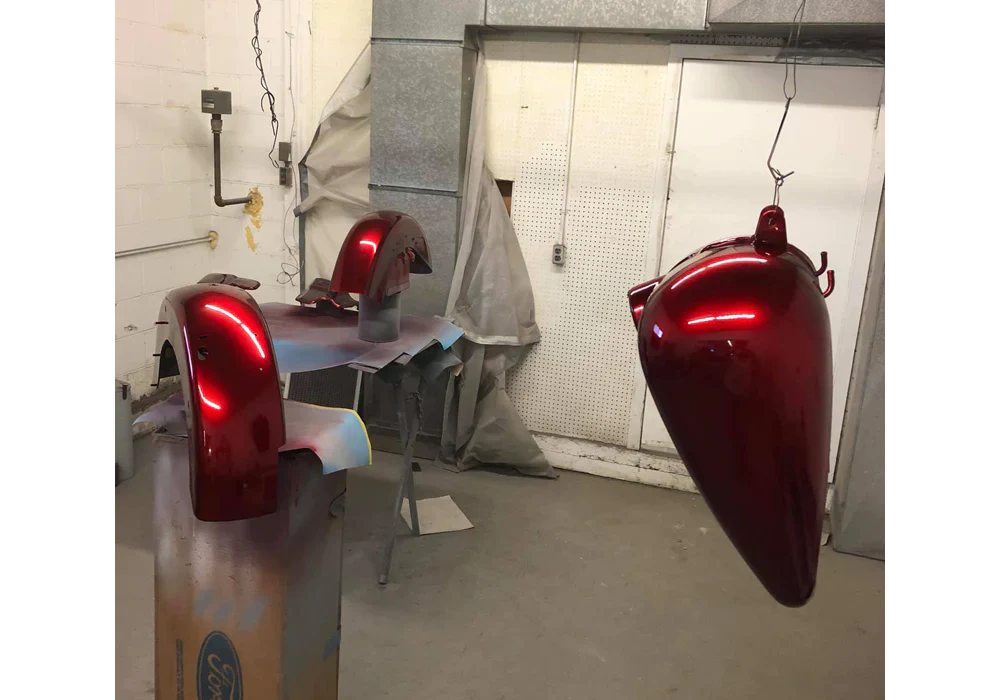 Tamco Paint Mototrcycle Part OG Red