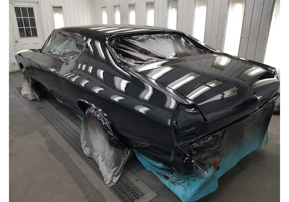 Tamco Paint 1978 Chevrolet Corvette Murdered Out Black