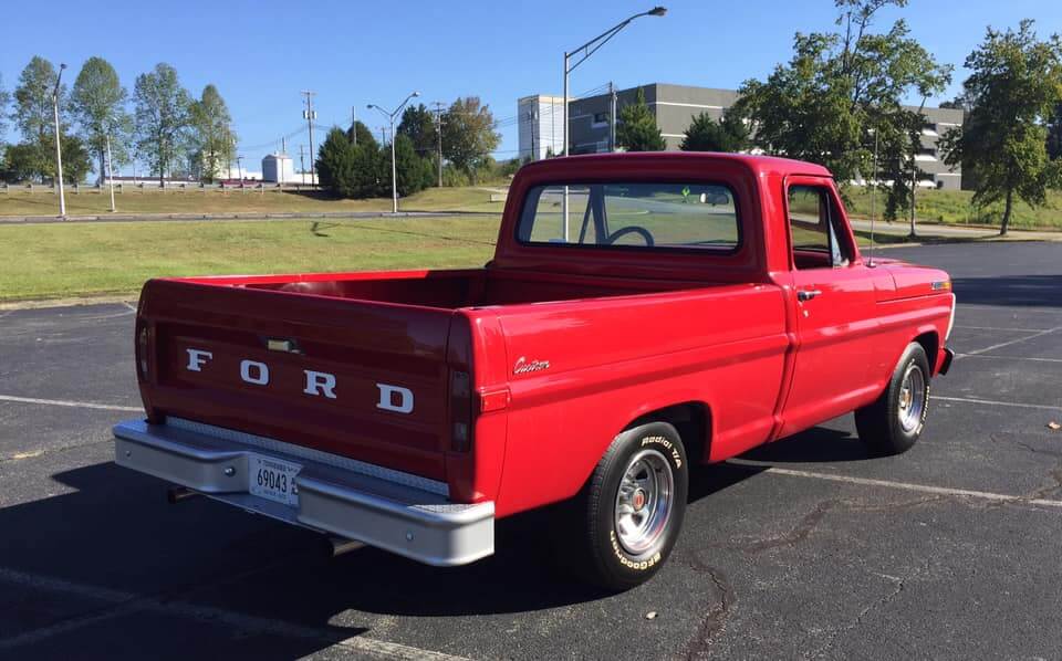 Candy Apple Red 1972 Ford F100