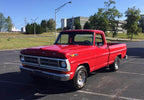 Candy Apple Red 1972 Ford F100