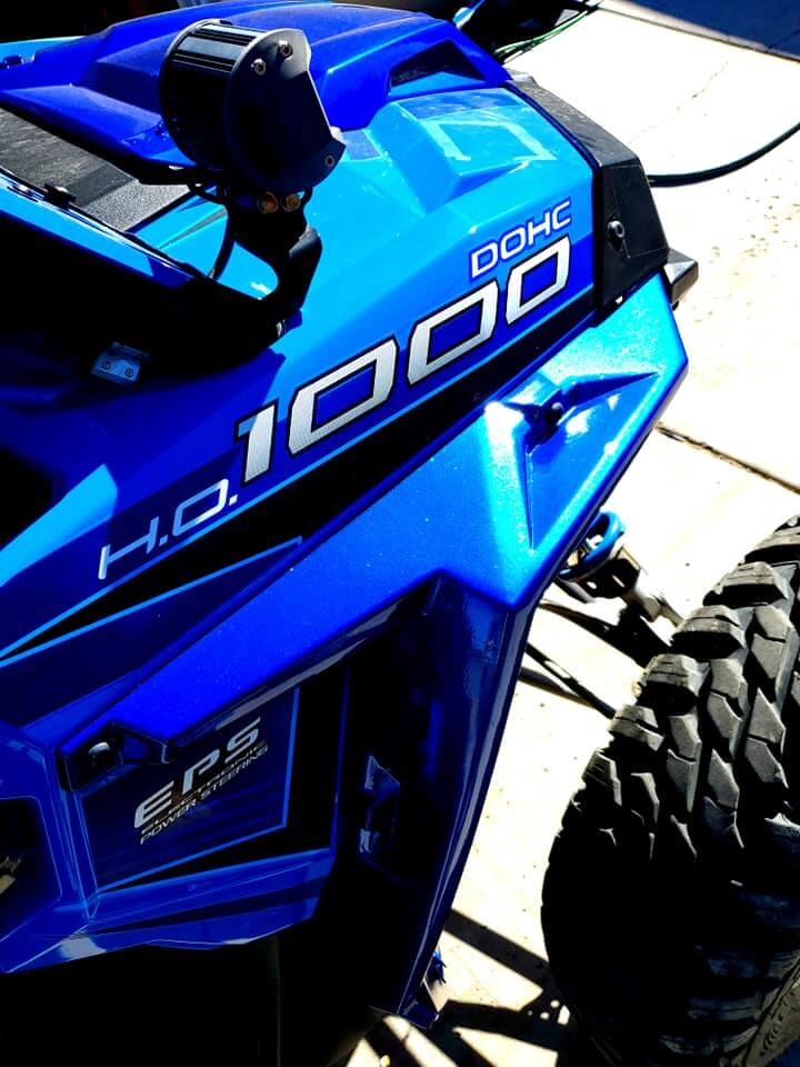 Chrysler Viper GTS Blue Pearl Basecoat Polaris RZR XP 1000