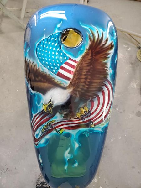 Tamco Paint Motorcycle Tank OG Red