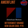 Tamco Paint AMC Rambler Bittersweet Orange OEM Color Code: P79 Amerflint