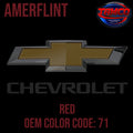 Chevrolet Red  OEM Amerflint II Series Single Stage