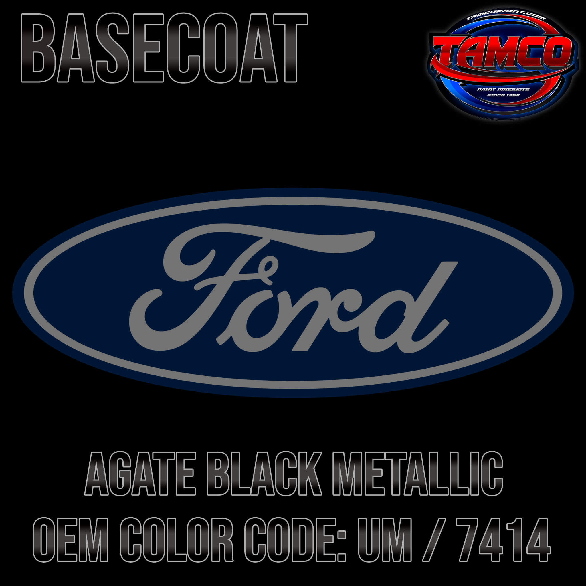 Agate Black Metallic OEM Basecoat