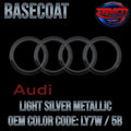 LIGHT SILVER METALLIC OEM BASECOAT