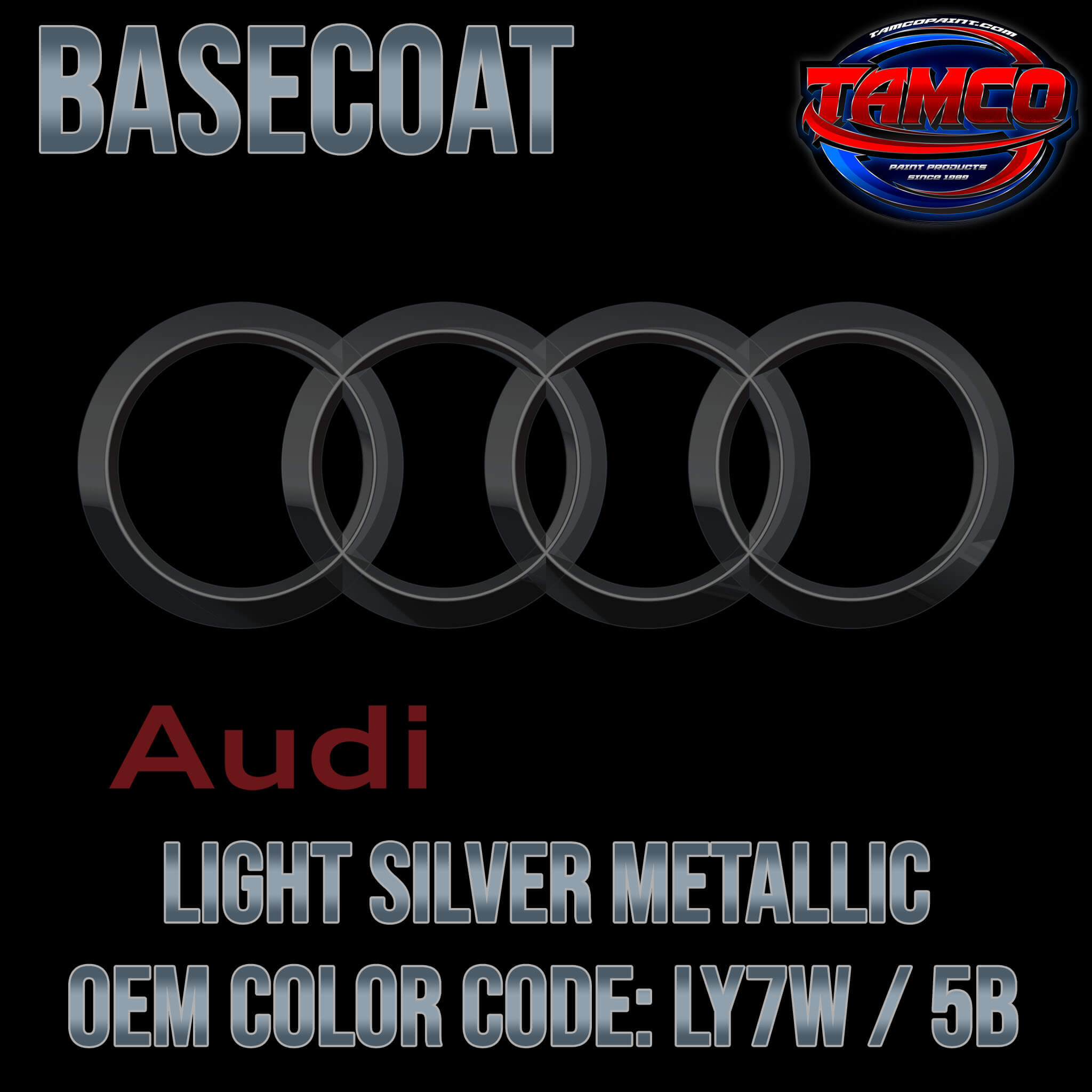 LIGHT SILVER METALLIC OEM BASECOAT