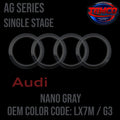 Tamco Paint Audi Nano Gray Code LX7M / G3 OEM AG Series Single Stage