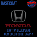 Tamco Paint Honda Captiva Blue Pearl code B62P-4 OEM Basecoat