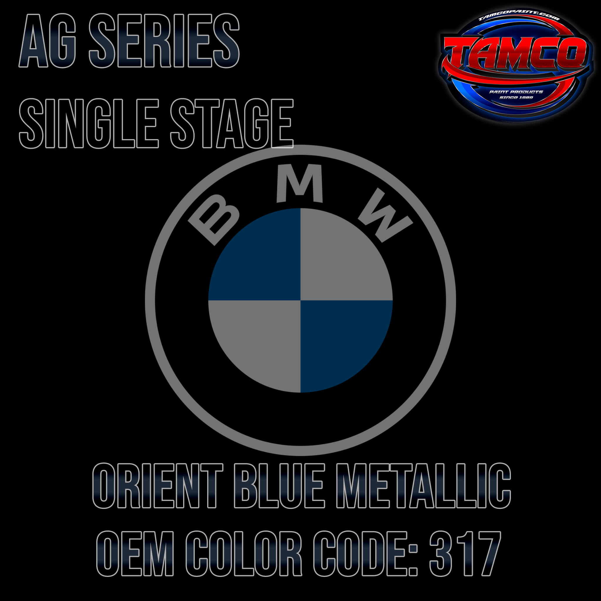 BMW ORIENT BLUE METALLIC