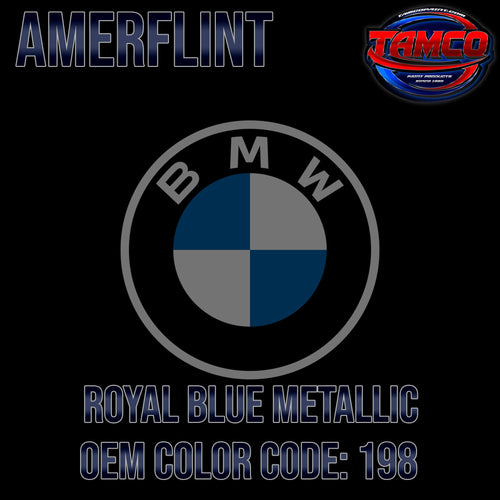 BMW Royal Blue Metallic OEM Amerflint II Series Single Stage