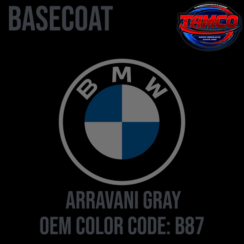 Tamco Paint BMW Arravani Gray Code B87 OEM Basecoat