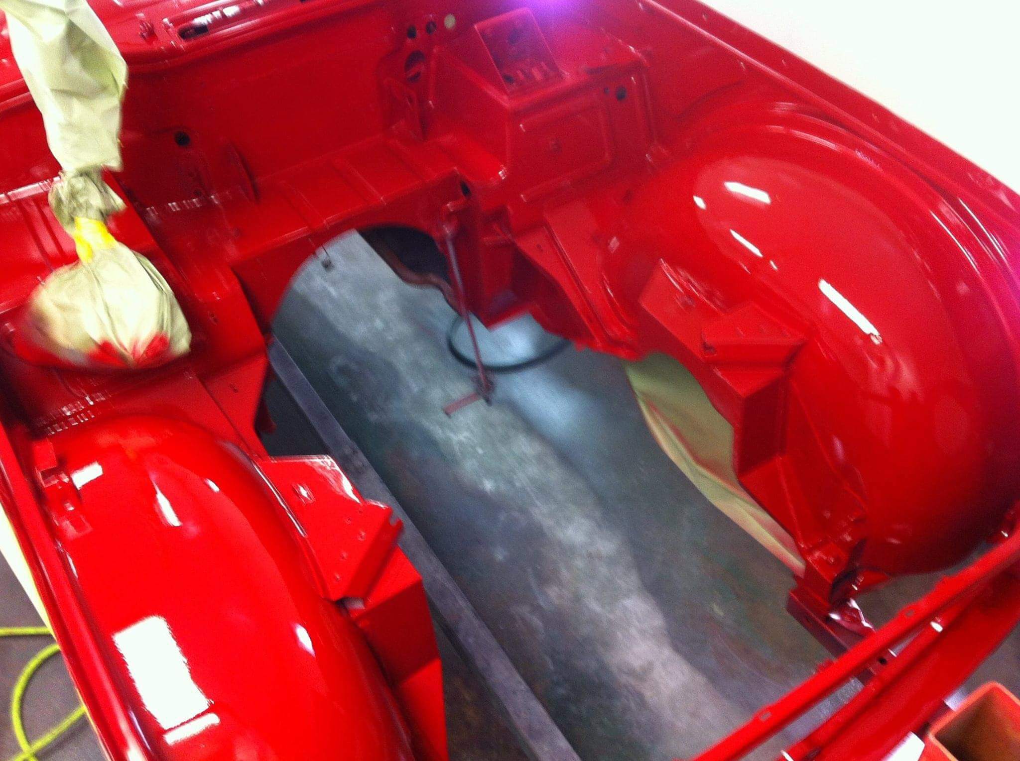 Tamco Paint 1964 Triumph TR4 Signal Red