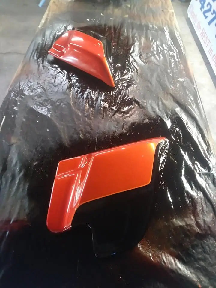 Tamco Paint Black Metal - Candy Concentrate on Harley-Davidson Road King