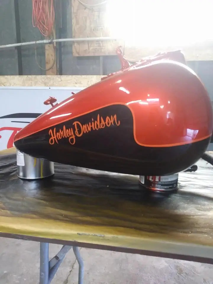 Tamco Paint Black Metal - Candy Concentrate on Harley-Davidson Road King