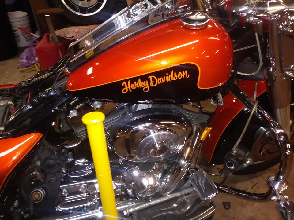 Tamco Paint Black Metal - Candy Concentrate on Harley-Davidson Road King