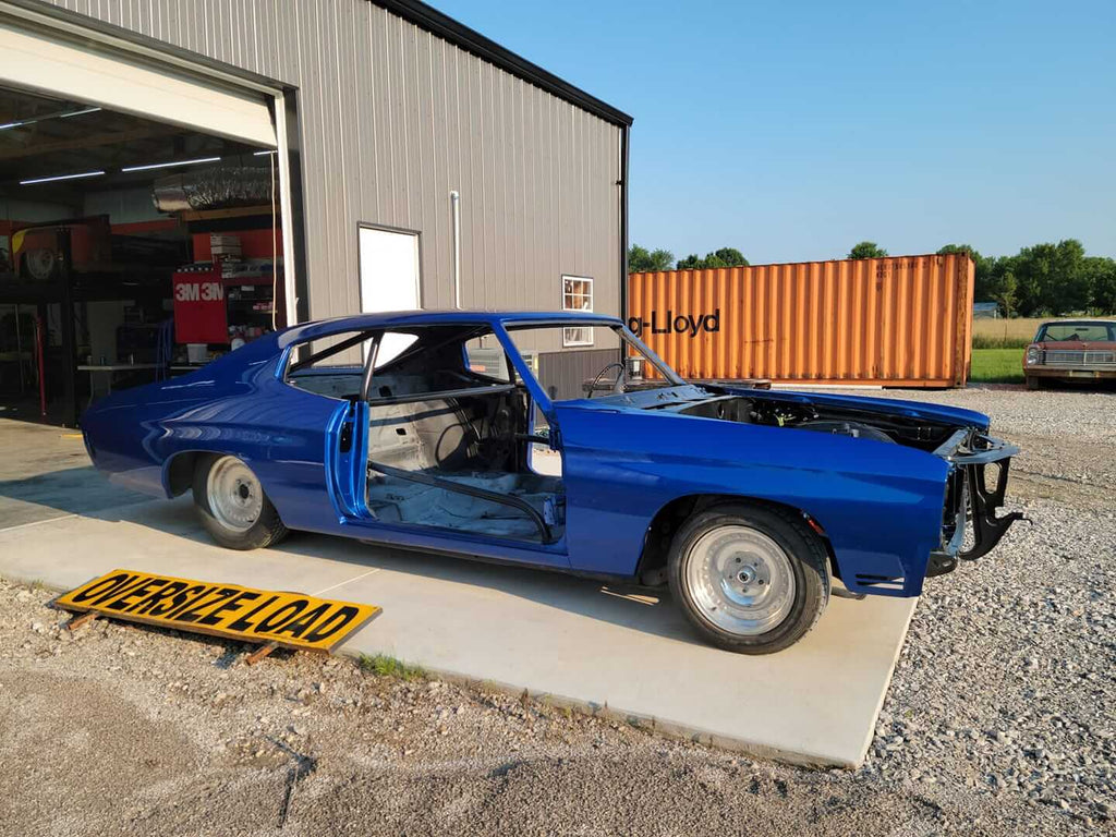 Tamco Paint Blazin Blue in 1970 Chevrolet Chevelle
