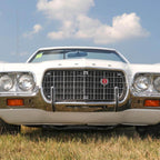 Tamco Paint Blizzard of Ozz White Pearl in 1972 Ford Gran Torino